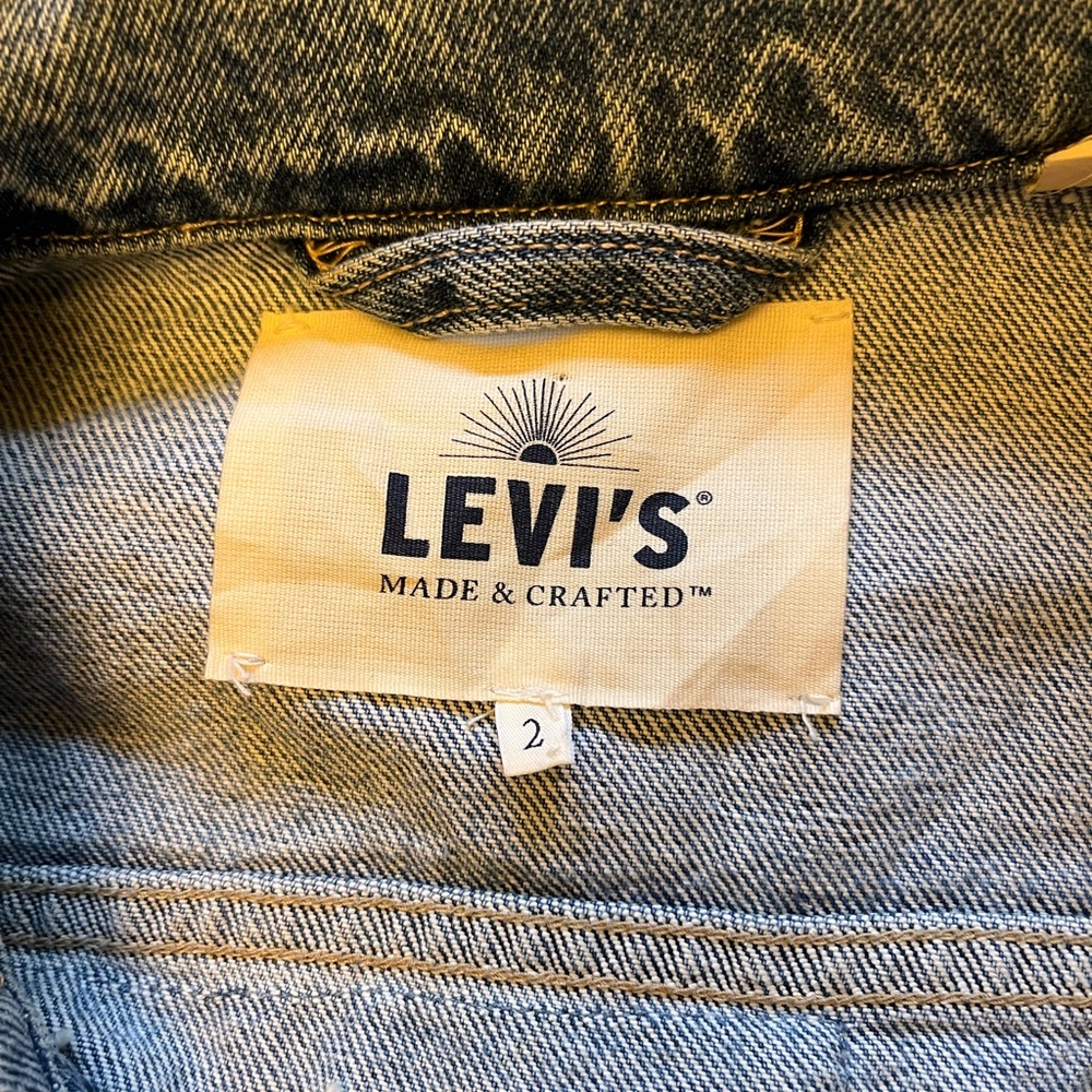 Levi’s Made & Crafted Selvedge Patchwork Denim Ty… - image 2